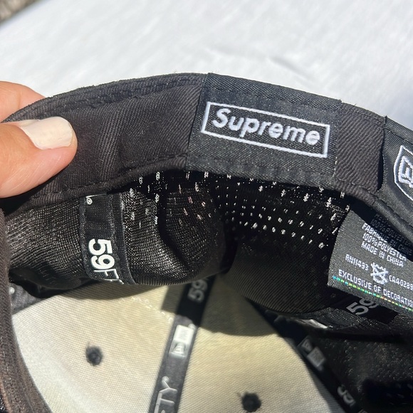Supreme New Era Mesh Box Logo Cap Fitted 7 3/8. - Picture 13 of 17